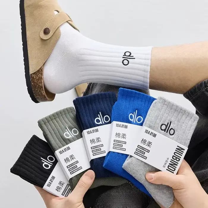 Chaussettes dlo en pur coton anti-odeur