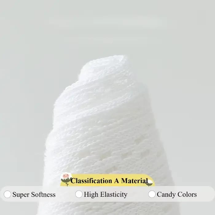 Chaussettes hautes en dentelle pour bébé