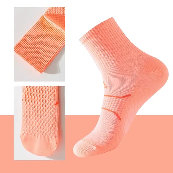 Chaussettes de course professionnelles respirantes et antidérapantes