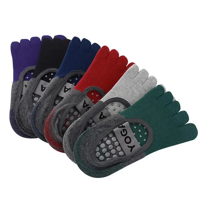 Chaussettes Pilates à cinq orteils pour femmes