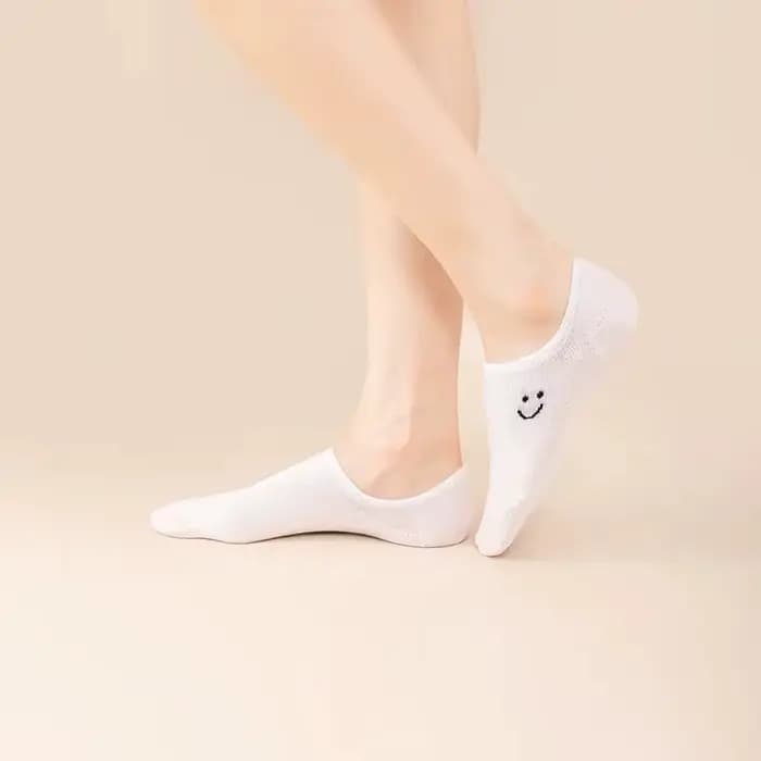Chaussettes No-Show pour femmes – Sourire