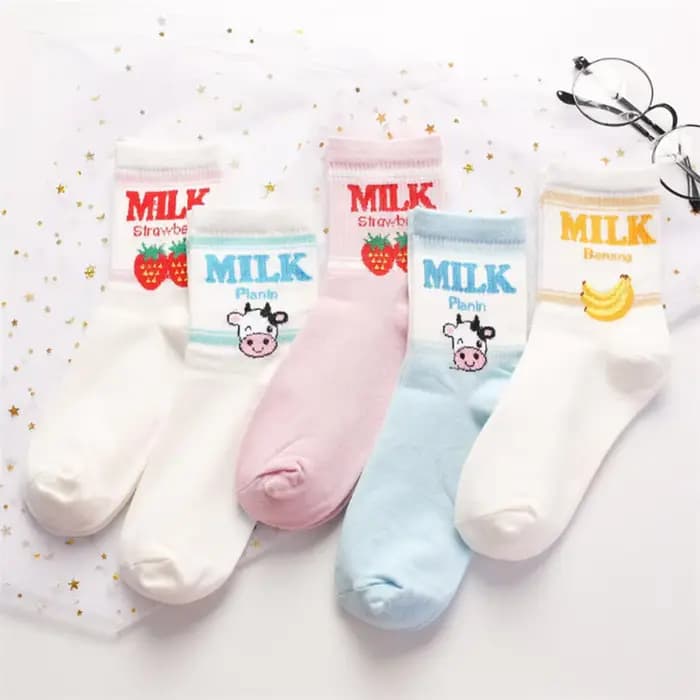 Chaussettes japonaises Kawaii Harvey gels