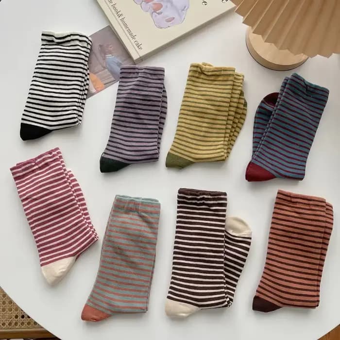 Chaussettes esprit en coton français