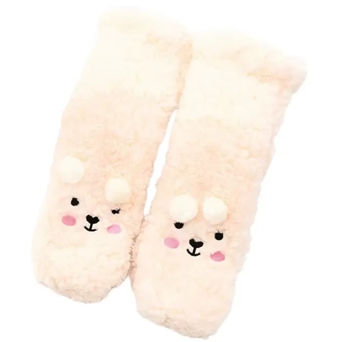 Chaussettes polaires brodées pour femmes