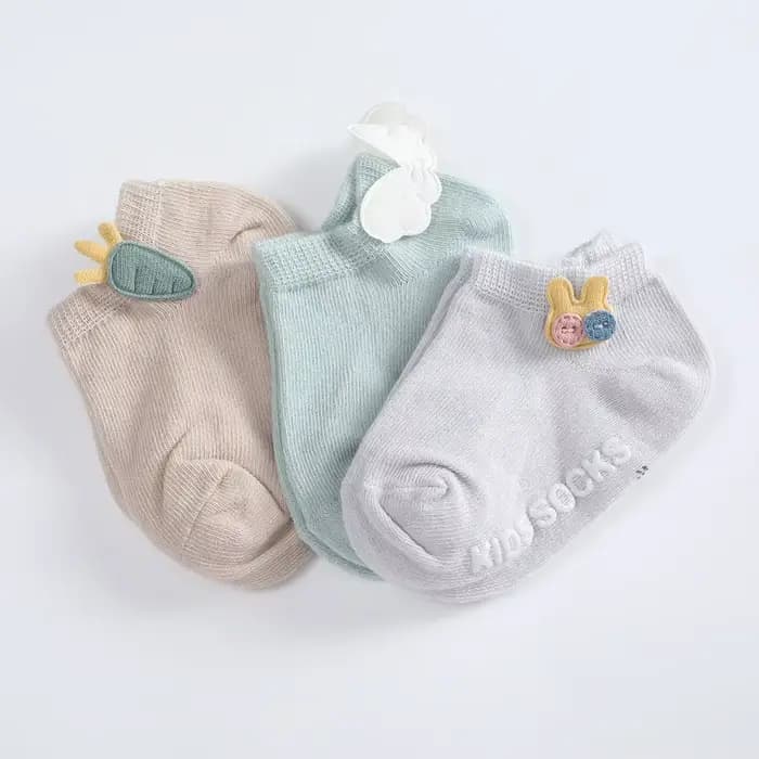 3 paires de chaussettes basses pour bébé