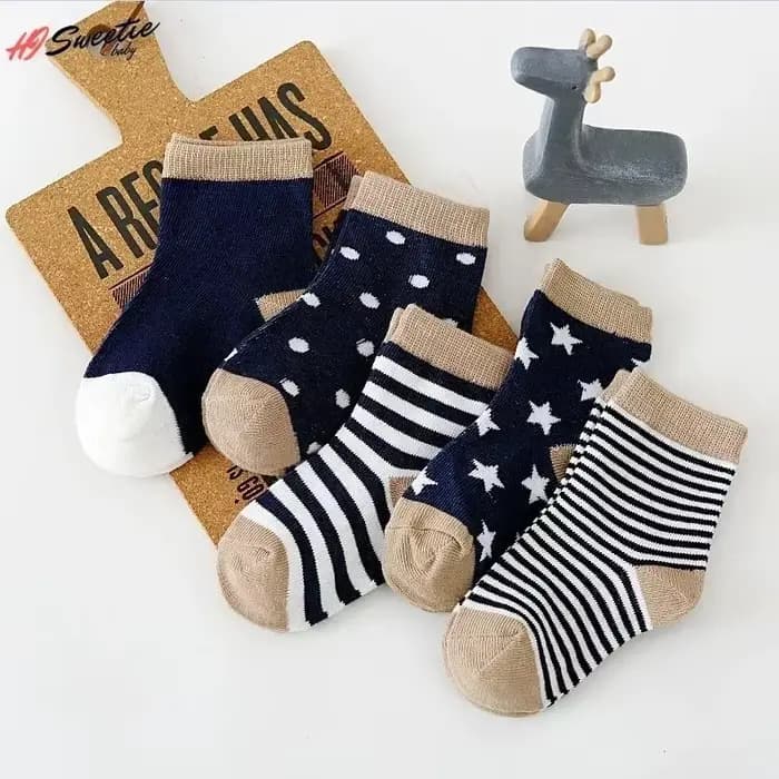 5 paires de chaussettes pour bébé nouveau-né garçon chaussettes 0-1-3-7Y enfants pur coton conception animale sans décoloration doux chaussettes pour enfants pour les filles