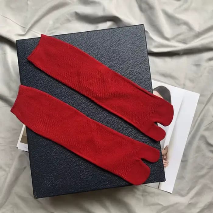 Chaussettes en coton fendu pour hommes et femmes