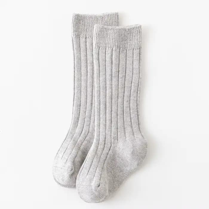 Chaussettes bébé nouveau-né enfants infantile filles garçons genou haute chaussette enfant en bas âge fille solide