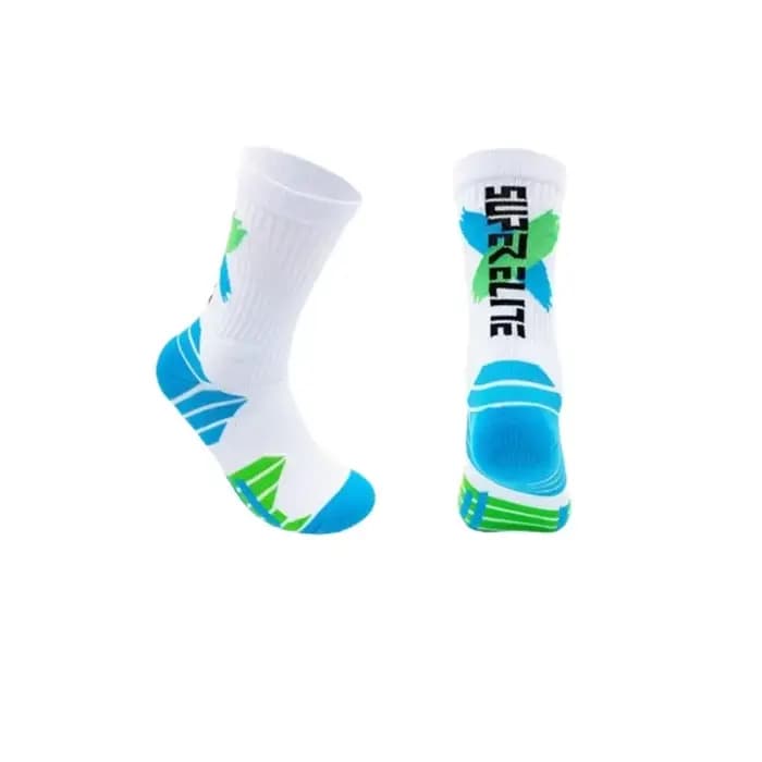 1 paire de chaussettes de sport professionnelles à tube haut