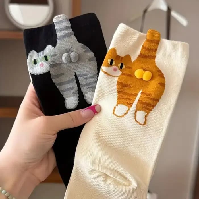 Chaussettes chat pour femmes et hommes