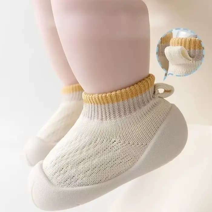 Chaussons-chaussettes antidérapants pour bébé