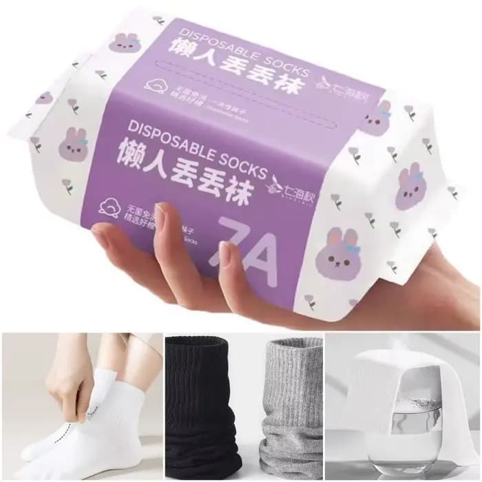 35-43 chaussettes jetables blanc noir gris Polyester bas jetable désodorisation Absorption de la sueur fournitures de voyage chaussettes