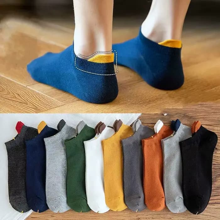 Chaussettes Courtes en Coton pour Homme