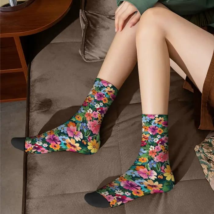 Chaussettes colorées pour hommes