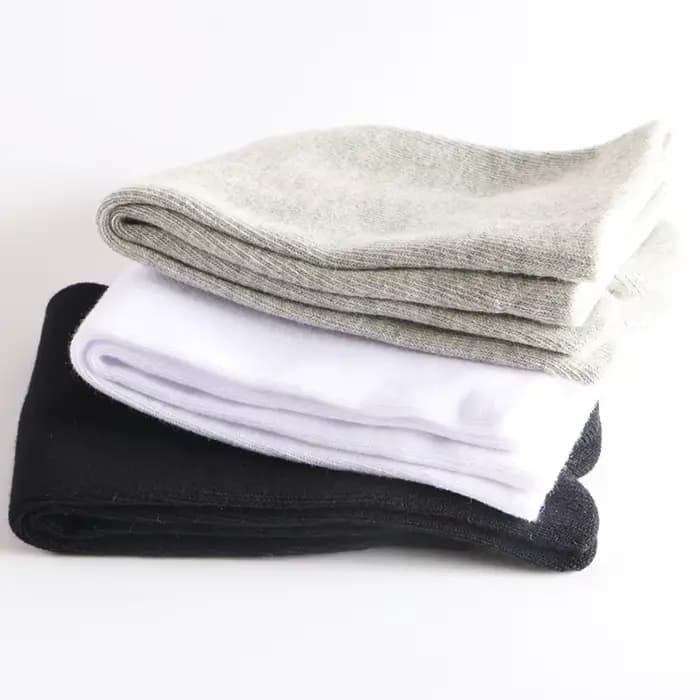 Style japonais 2 orteils chaussettes couleur unie coton hommes femmes respirant tongs séparées deux doigts