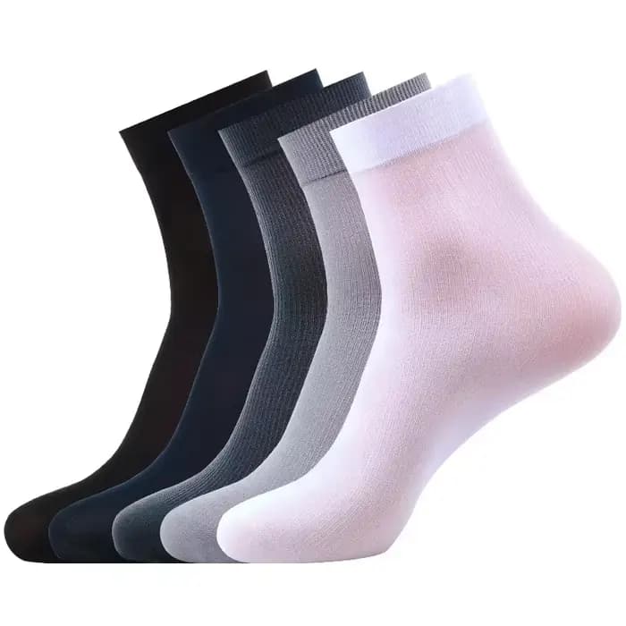 Chaussettes d'Été en Fibre de Bambou pour Homme