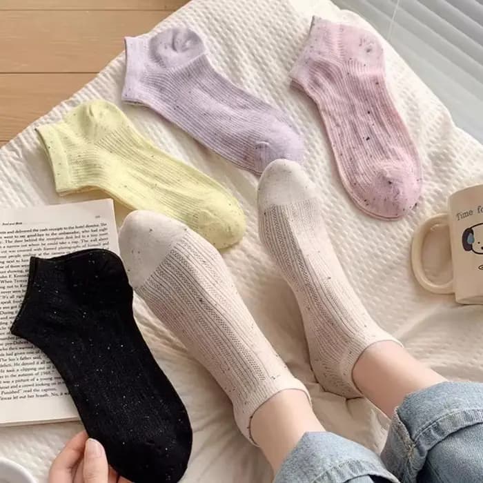 Chaussettes courtes en coton pour femmes