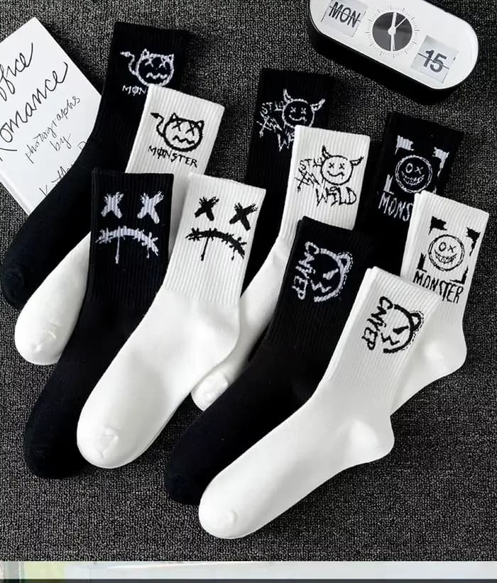 10 paires de chaussettes de sport à la mode pour Couple