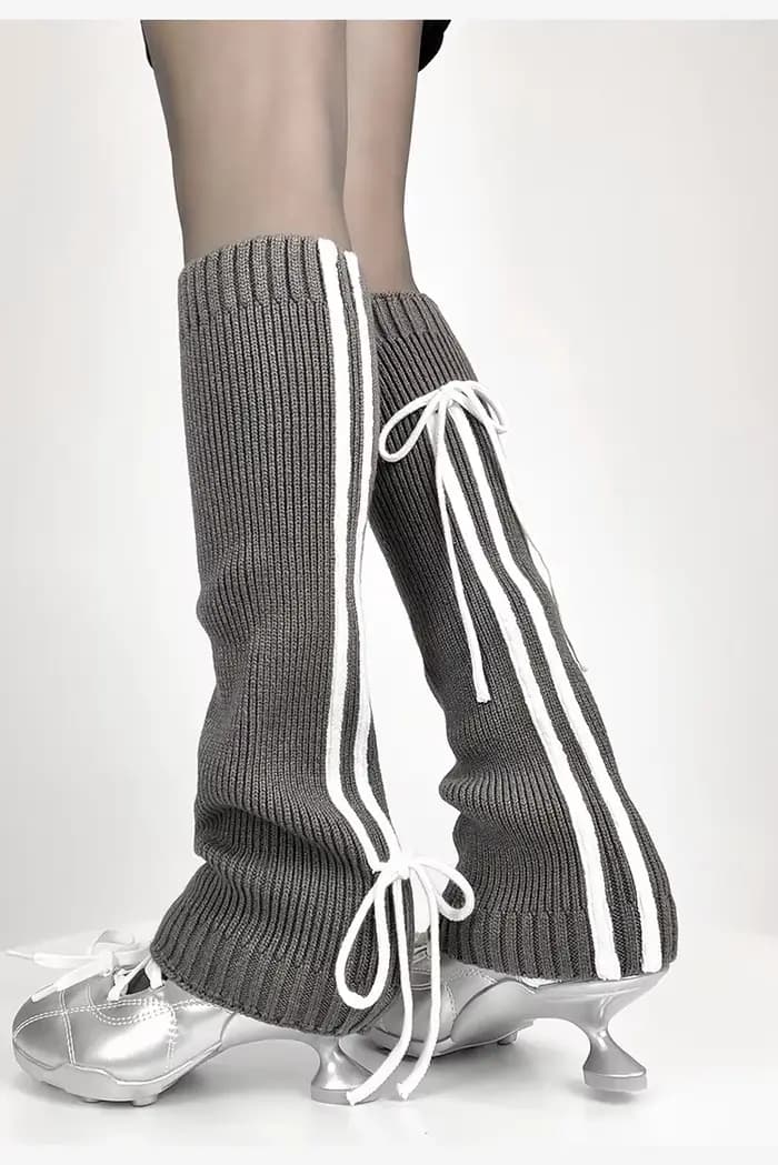 Jambières chaussettes tricotées pour femmes