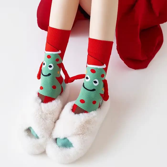 Mi-mollet en coton élastique pour le nouvel an