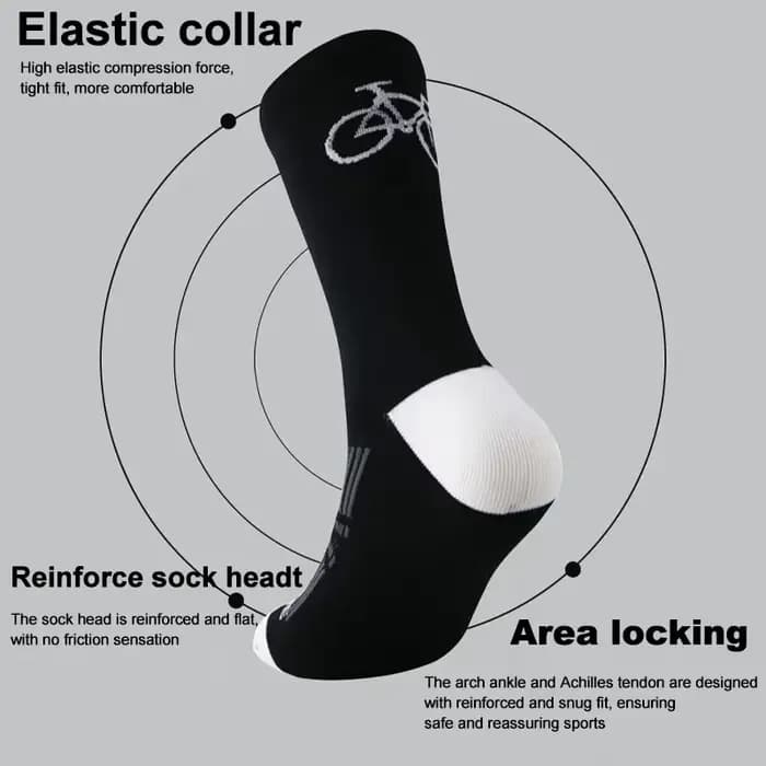 Chaussettes de cyclisme professionnelles