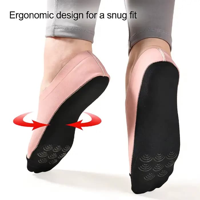 1 paire de chaussettes de yoga pour femmes