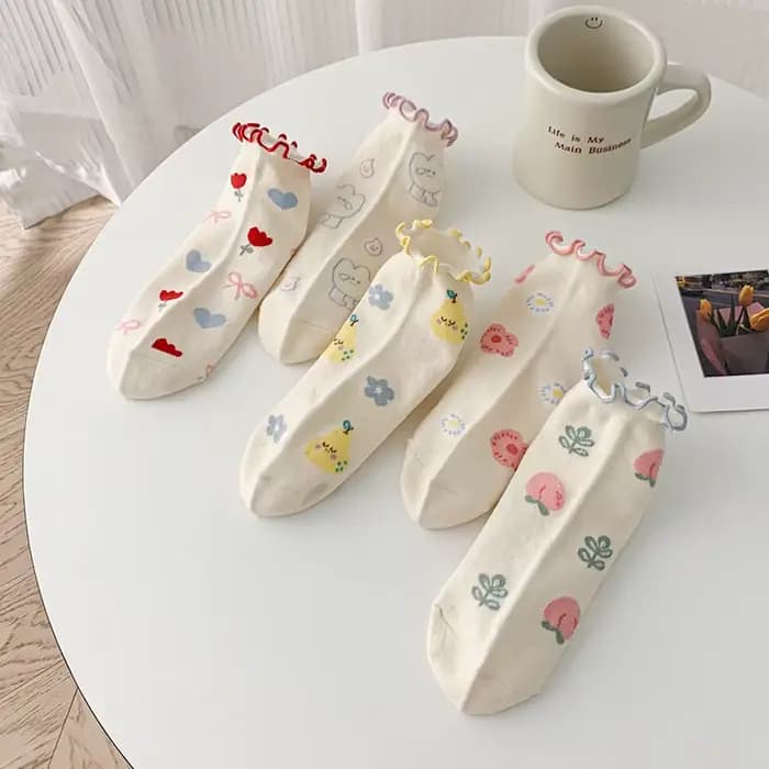 Chaussettes fines à nœud pour femmes