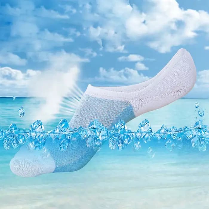 5 paires nouvelle mode fibre de bambou anti-dérapant Silicone Invisible bateau Compression chaussettes mâle cheville