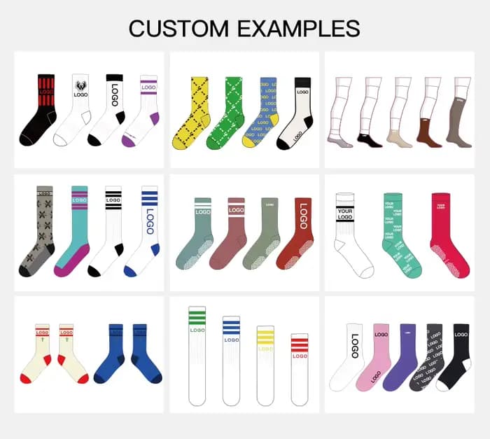 5 paires de chaussettes de sport en coton brodées personnalisées pour hommes et unisexe, avec logo, sans MOQ, modèle 2026