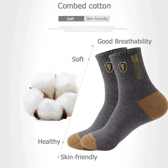 Bas de sport en coton respirant pour hommes