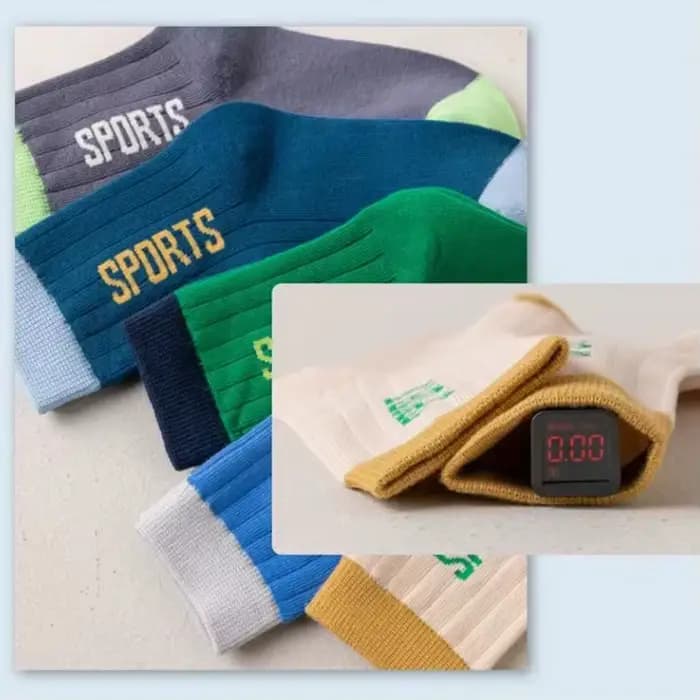 5 paires de chaussettes en coton pour garçons