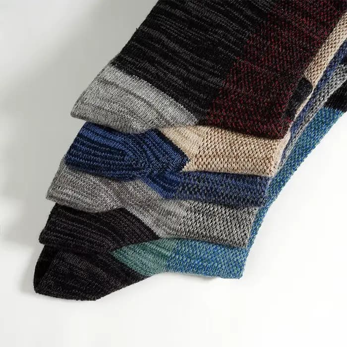 Haute qualité 5 paires hommes chaussettes de Compression