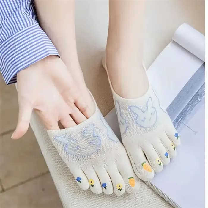 Chaussettes à cinq doigts pour femmes