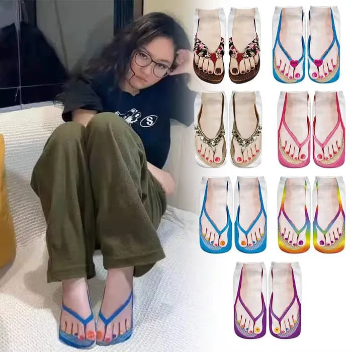 Chaussettes mignonnes en coton pour femmes