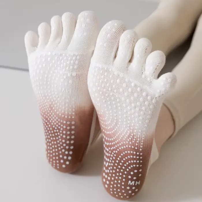 Chaussettes de Yoga à cinq doigts pour femmes