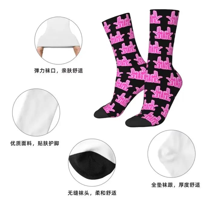 Chaussettes personnalisées JUL pour hommes et femmes