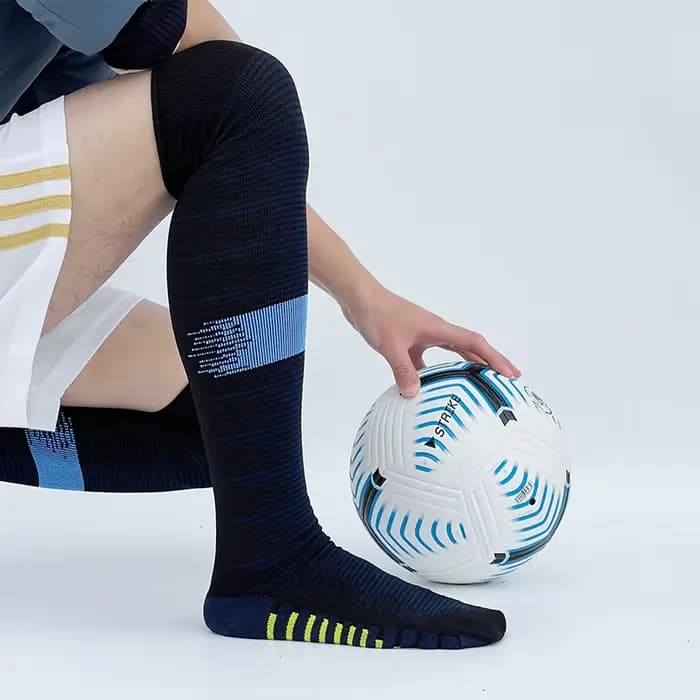 Chaussettes de football en coton pour enfants et adultes