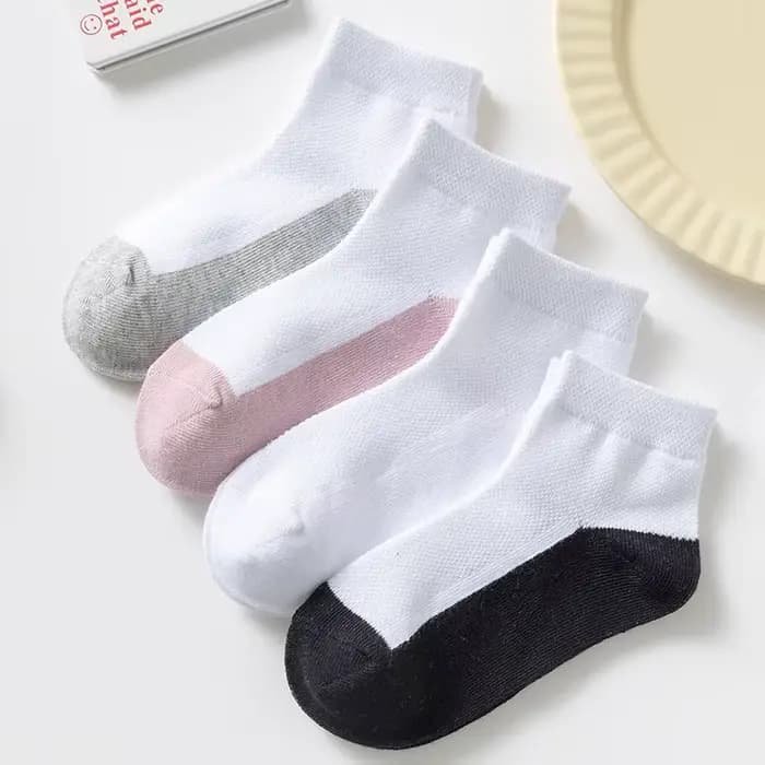 6 paires de chaussettes en coton pour enfants