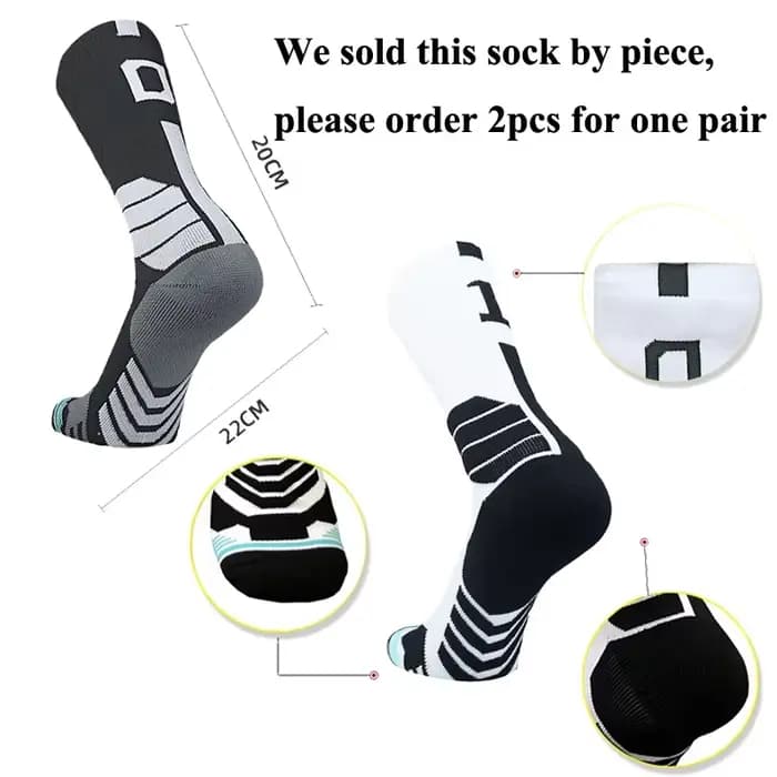 Chaussettes de basket-ball de sport