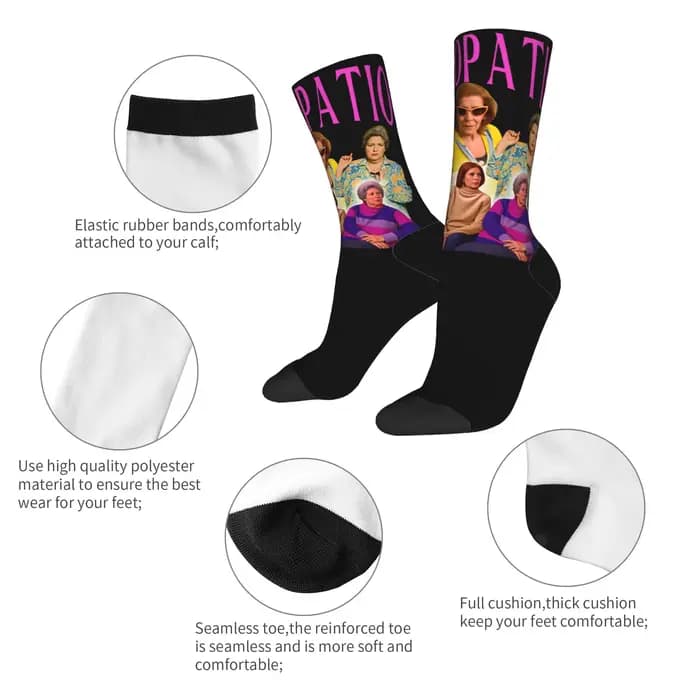 Here No Hay Quien Viva chaussettes Design bas antidérapants adultes hommes chaussettes moyen doux hiver élégant course chaussettes de sport