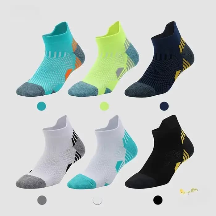 3/1 paires Sport Compression cheville chaussettes hommes femmes professionnel coupe basse Fitness Marathon course en plein air déodorant respirant Sox