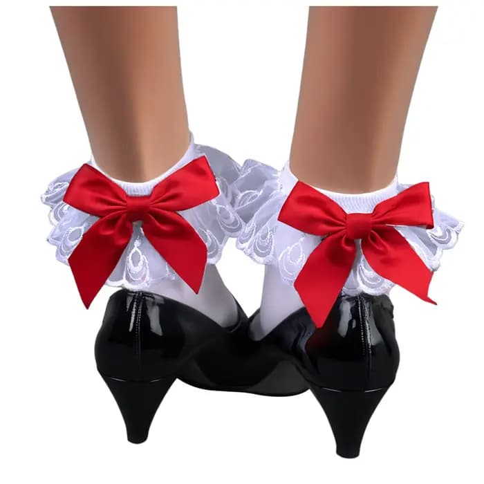 Chaussettes de cheville en dentelle pour femmes