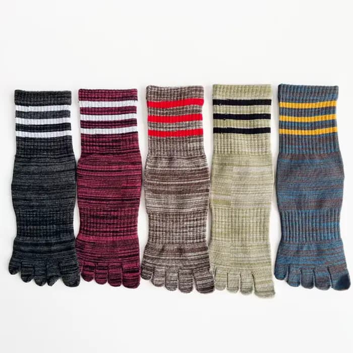 Chaussettes courtes à cinq doigts pour hommes