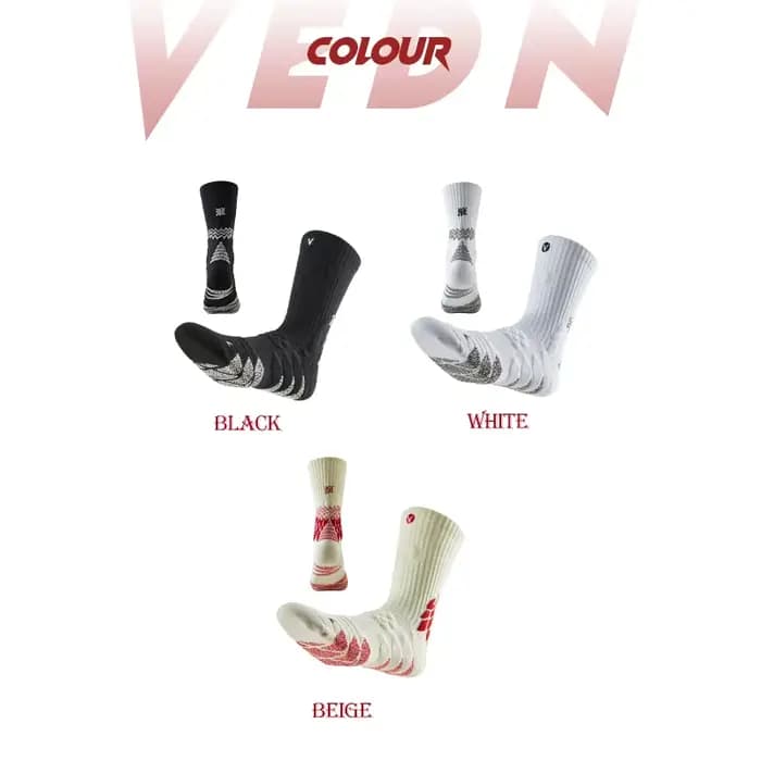 Chaussettes de basket-ball coordonnantes pour hommes