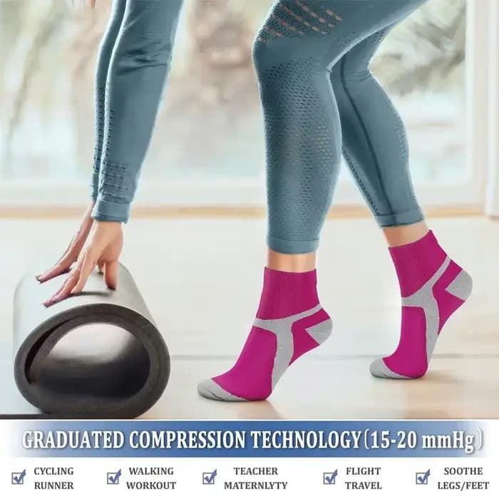 1 paire de chaussettes de Compression de sport pour hommes et femmes