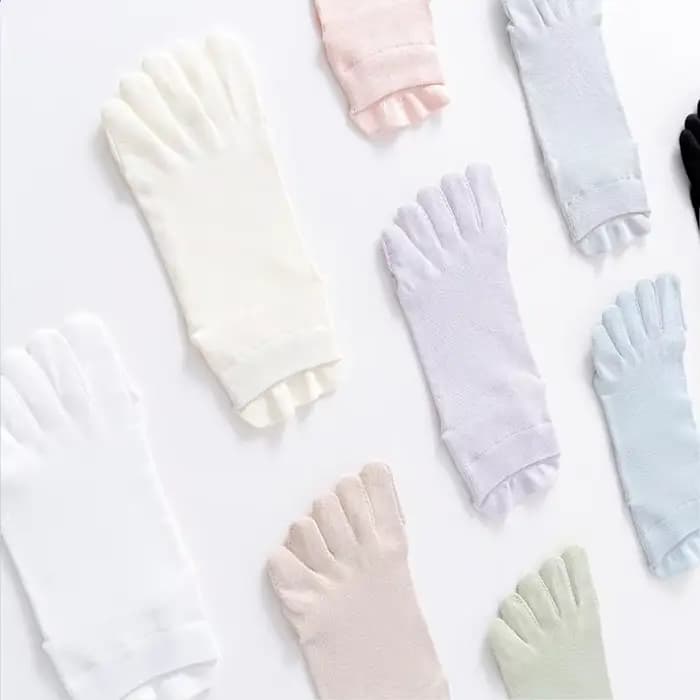 Chaussettes à bout en coton pour femmes