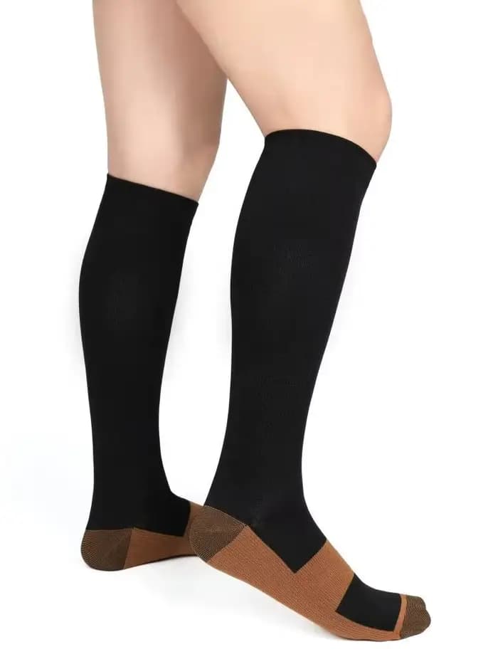 3 paires de chaussettes de compression pour femmes et hommes