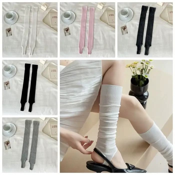 Chaussettes hautes épaisses et simples