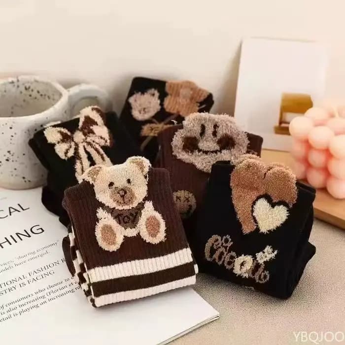 5 paires de chaussettes mi-tube de couleur marron pour femmes, respirantes, absorbant la sueur, anti-odeur, simples et confortables, nouvelle collection automne hiver