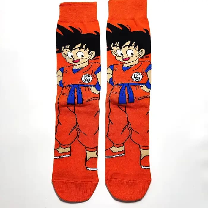 5 paires de chaussettes BANDAI Dragon Ball unisexes, style dessin animé, hip-hop, streetwear, fantaisie, amusantes, décontractées, pour hommes et femmes